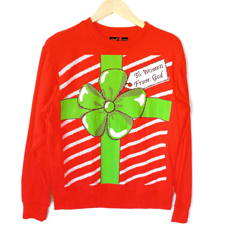 Ugly xmas promo sweatshirts