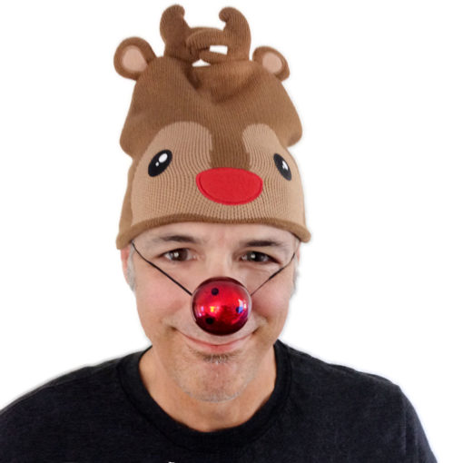 Reindeer Beanie Stocking Cap