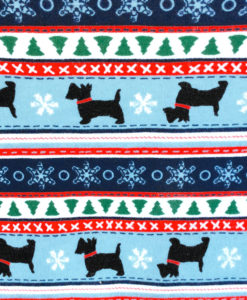 Scottie Dogs and Christmas Trees Tacky Ugly Christmas Turtleneck