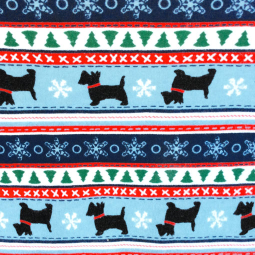 Scottie Dogs and Christmas Trees Tacky Ugly Christmas Turtleneck