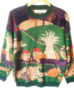 Thanksgiving Harvest Tack Ugly Sweater