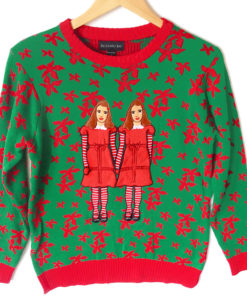 The Shining Twins Tacky Ugly Christmas Sweater