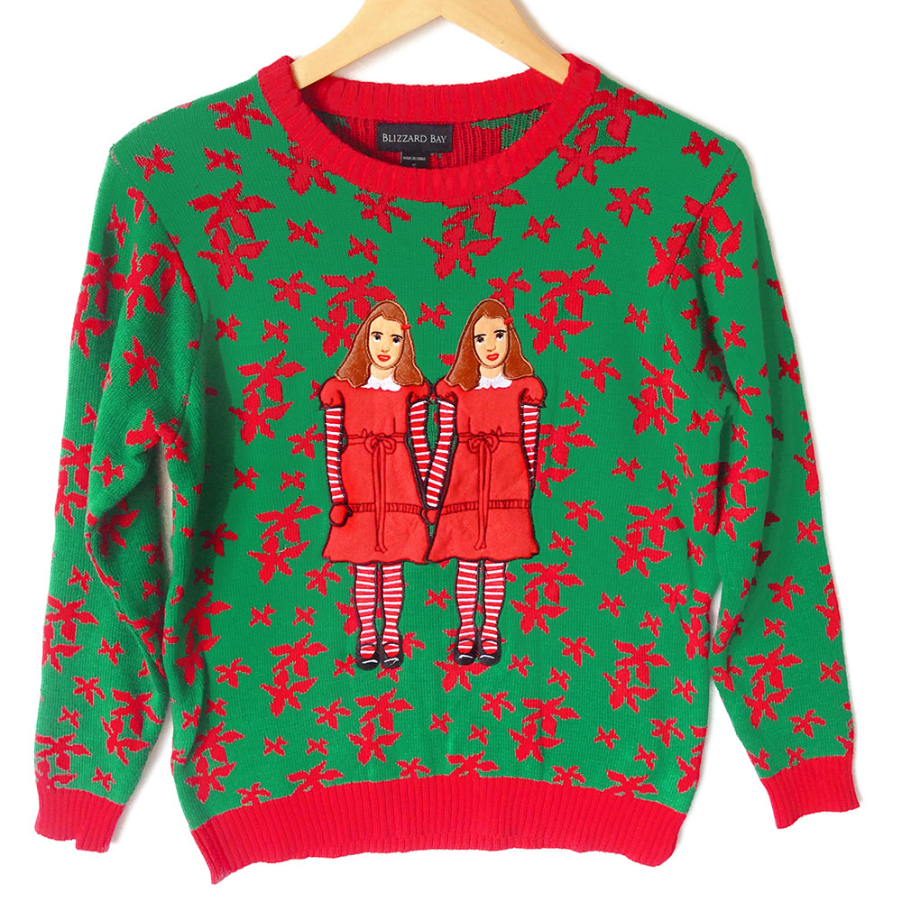 Twin ugly sale christmas sweaters