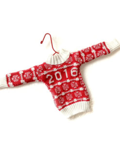 2016 Fair Isle Ugly Christmas Sweater Ornament